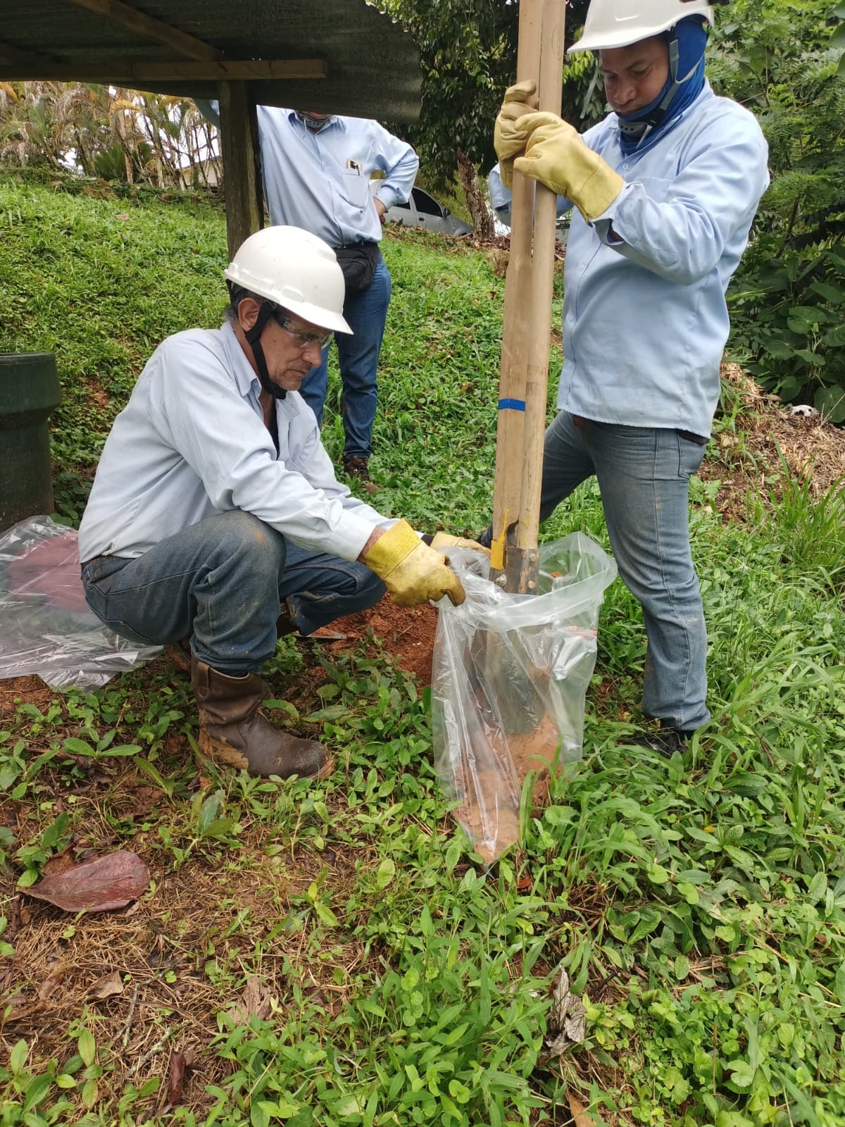 Equipo de Georecursos en campo