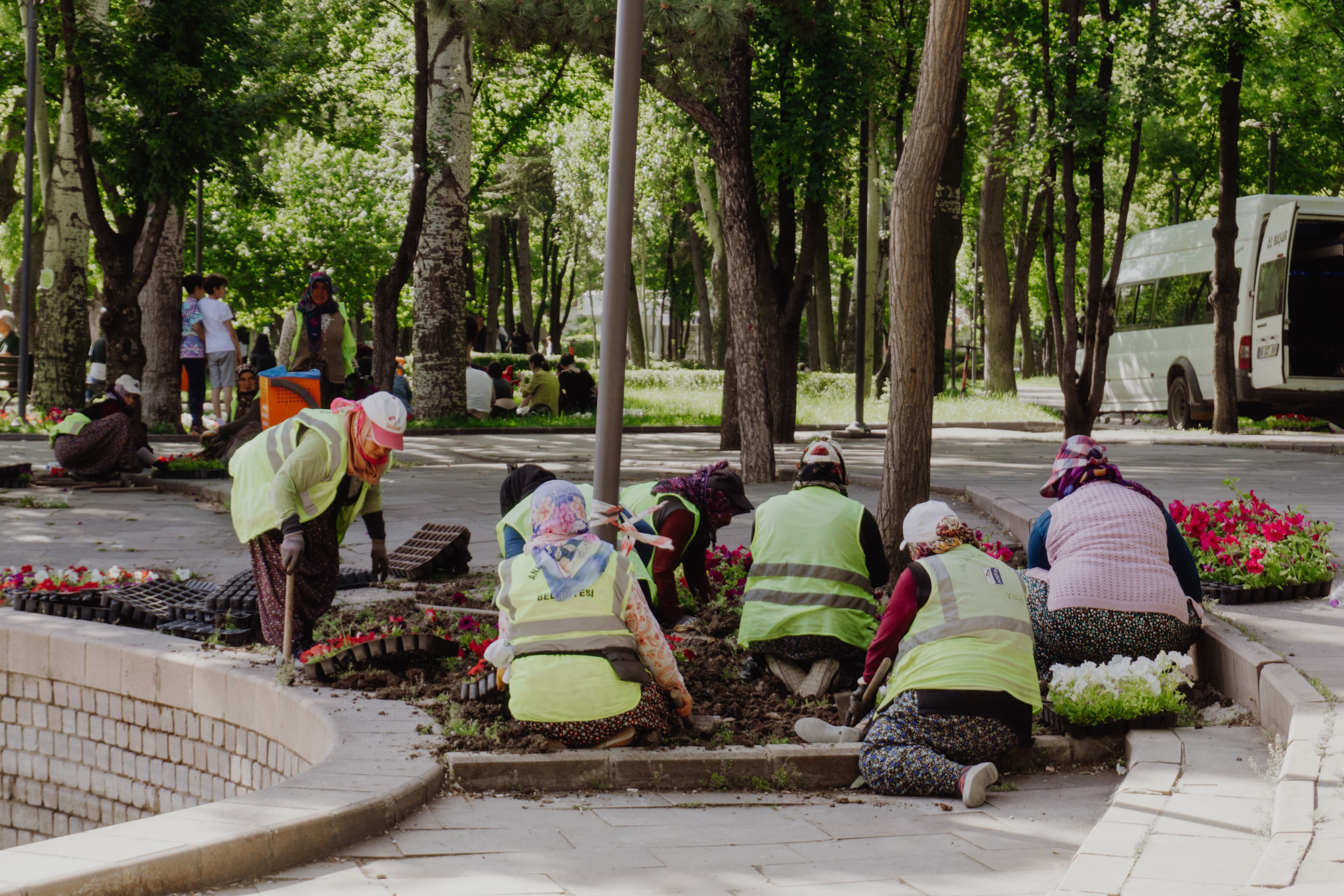 Equipo técnico de Georecursos en terreno